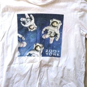 👉10/10$ Zoo York Cats Un Space T-shirt 16Y